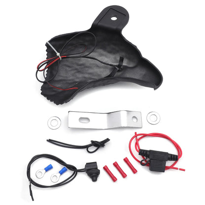 Black Eagle LED Horn Cover for Harley V-Rod & Cowbell (1992-2020)