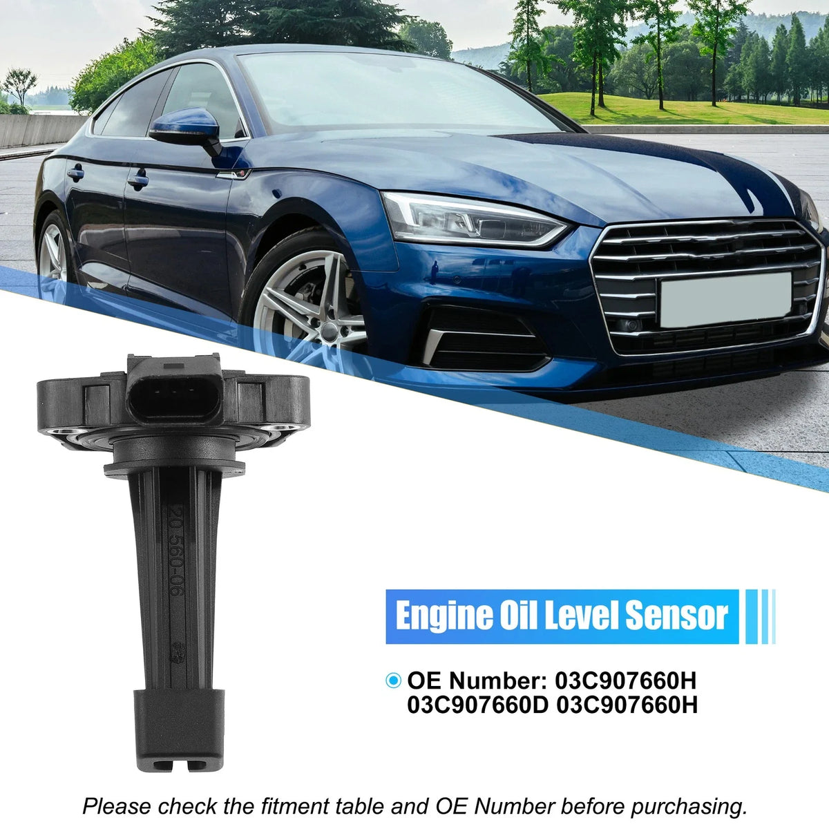 Oil Level Sensor for Audi (03C907660M, 03C907660H)