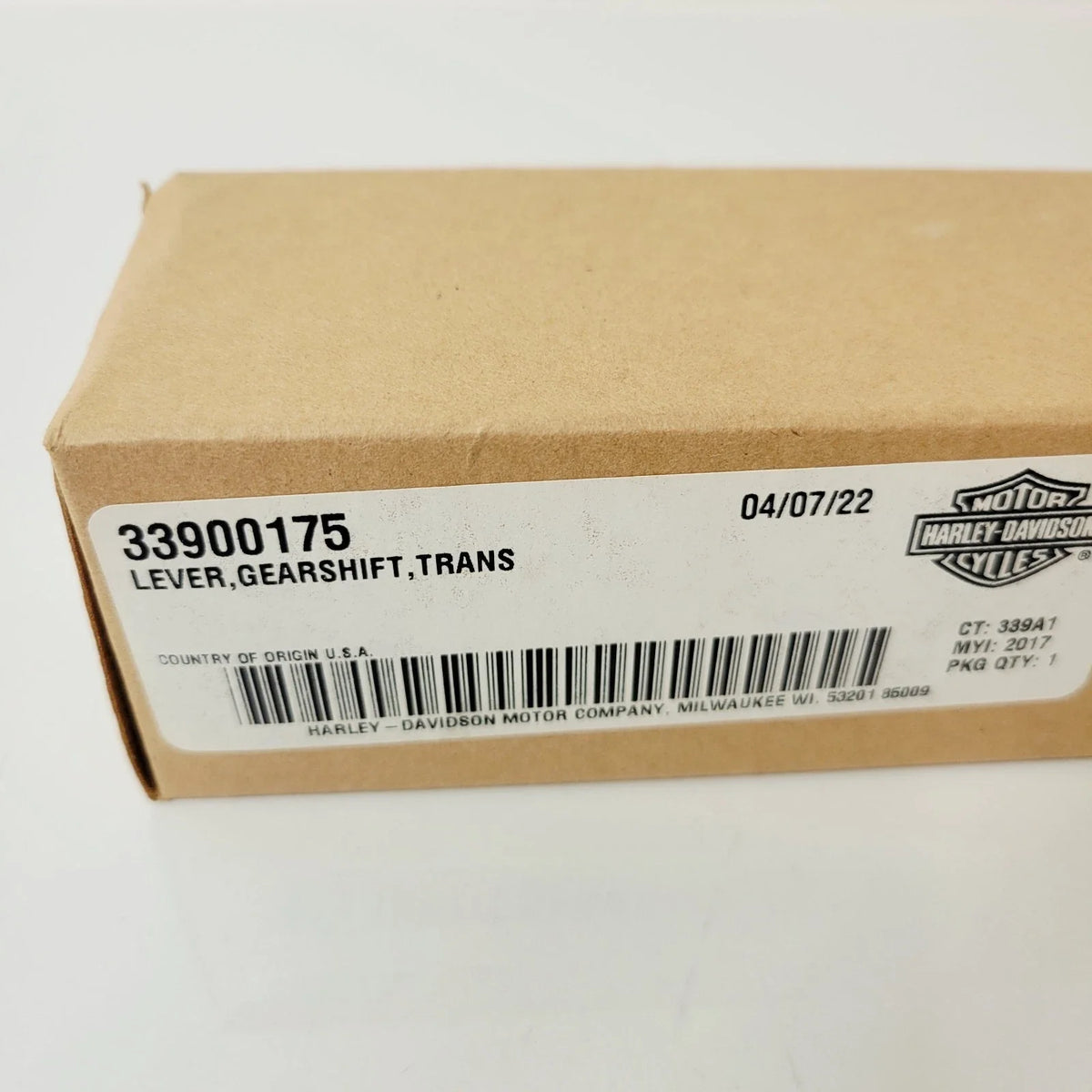 Shift Lever for Heritage / Fat Boy Harley-Davidson Transmission (OEM 33900175)