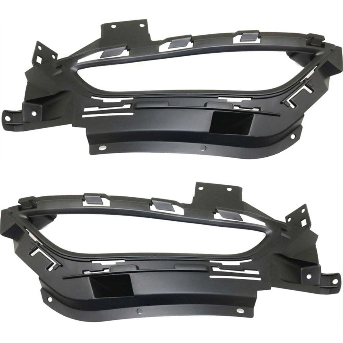 Fog Light Trim for Chrysler 200 (2015–2017) Set of 2 LH RH Textured