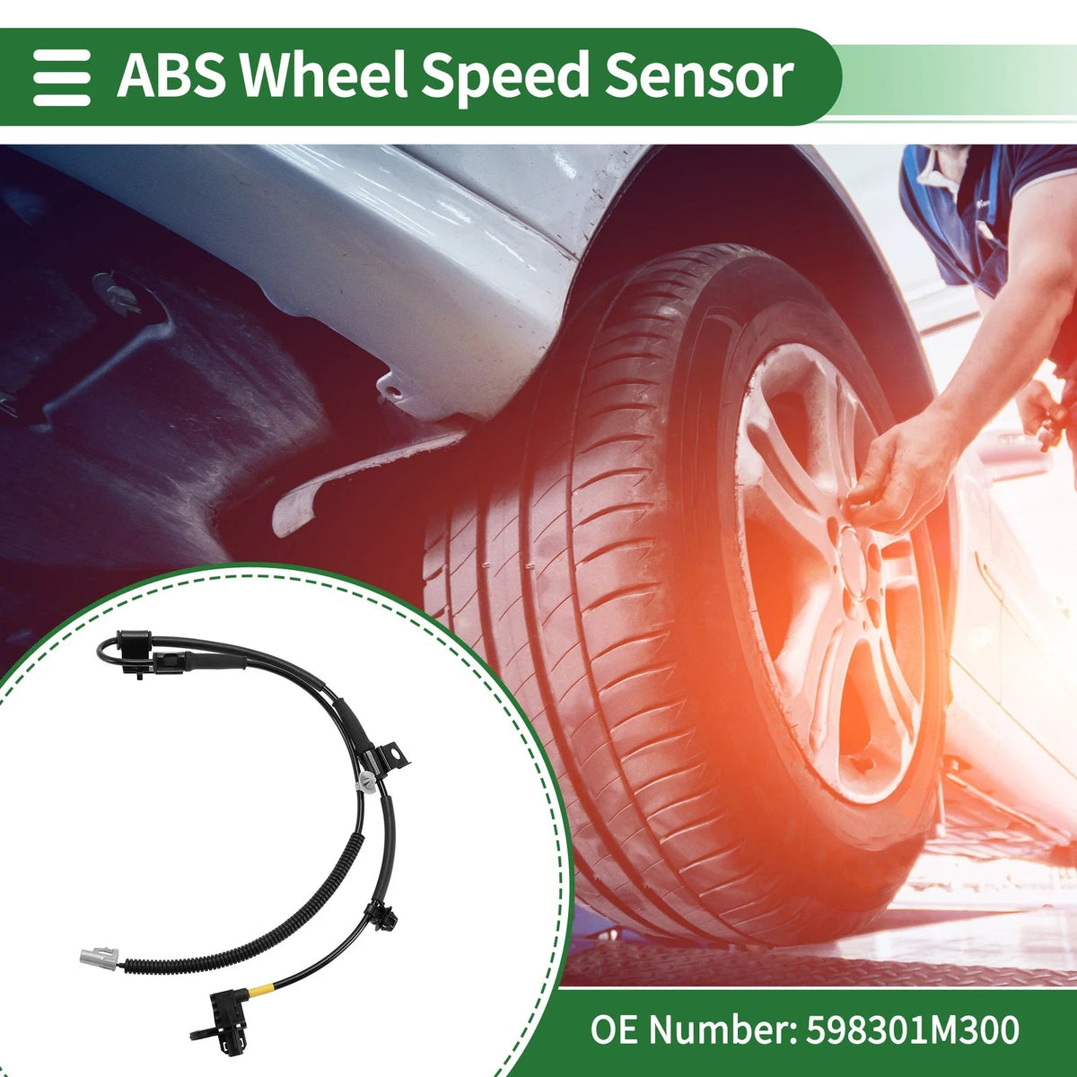 ABS Wheel Speed Sensor No. 598301M300 for KIA Forte (2010–2013)