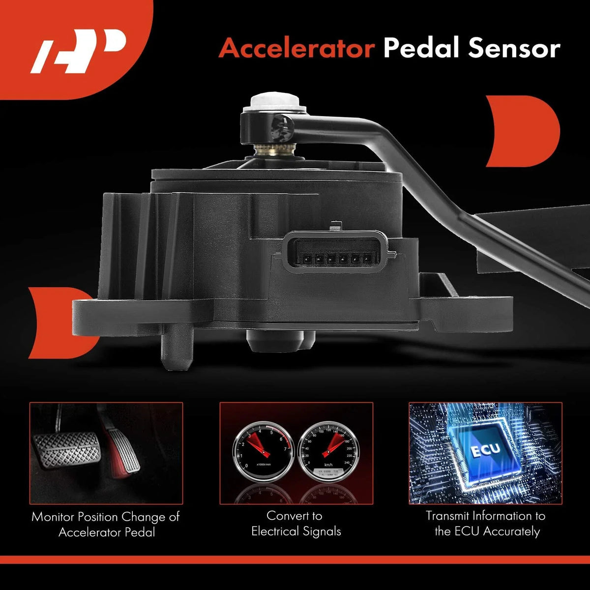 Pedal Position Sensor for Nissan Rogue 2008 to 2015