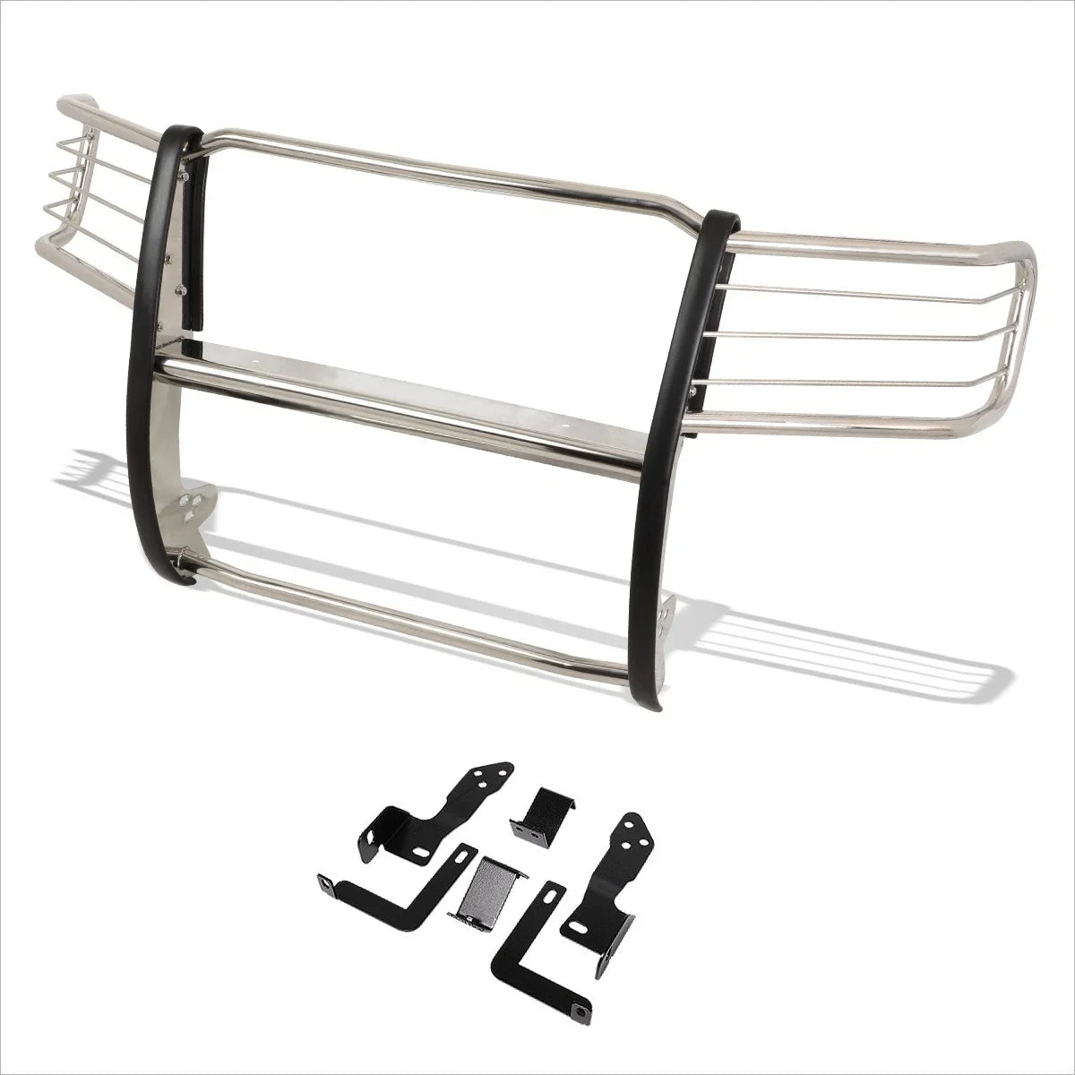 Bumper Brush Grille Guard Protector Chrome for GMC Sierra 2500HD/3500HD (2011–2014)