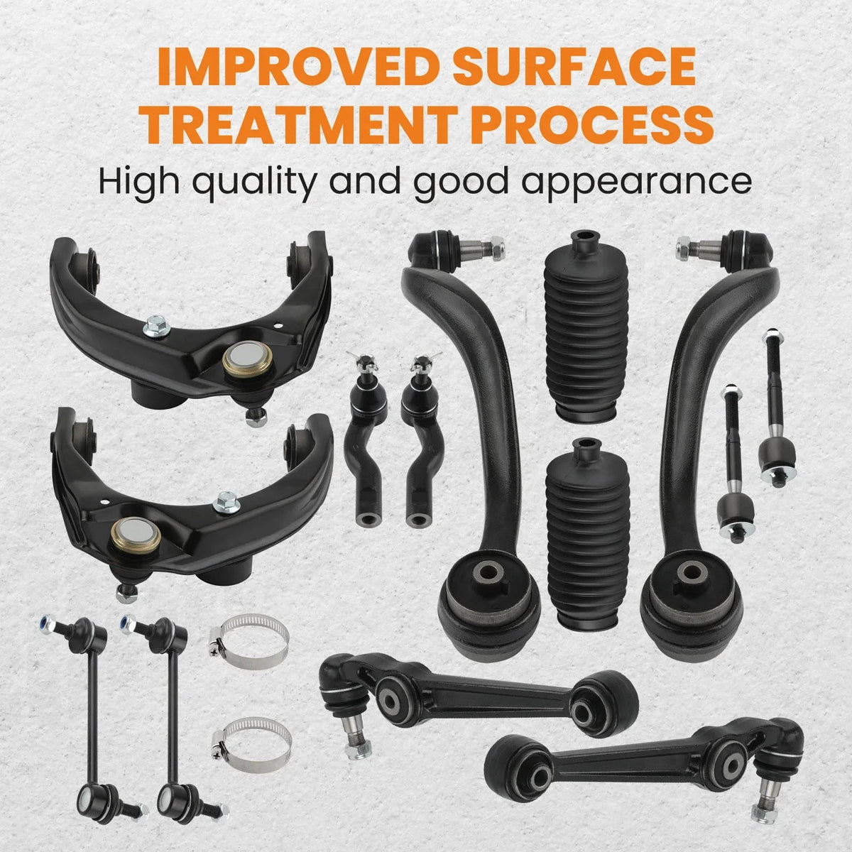 14x Control Arms for Ford Fusion (2010–2012) - Upper & Lower Forward Rearward