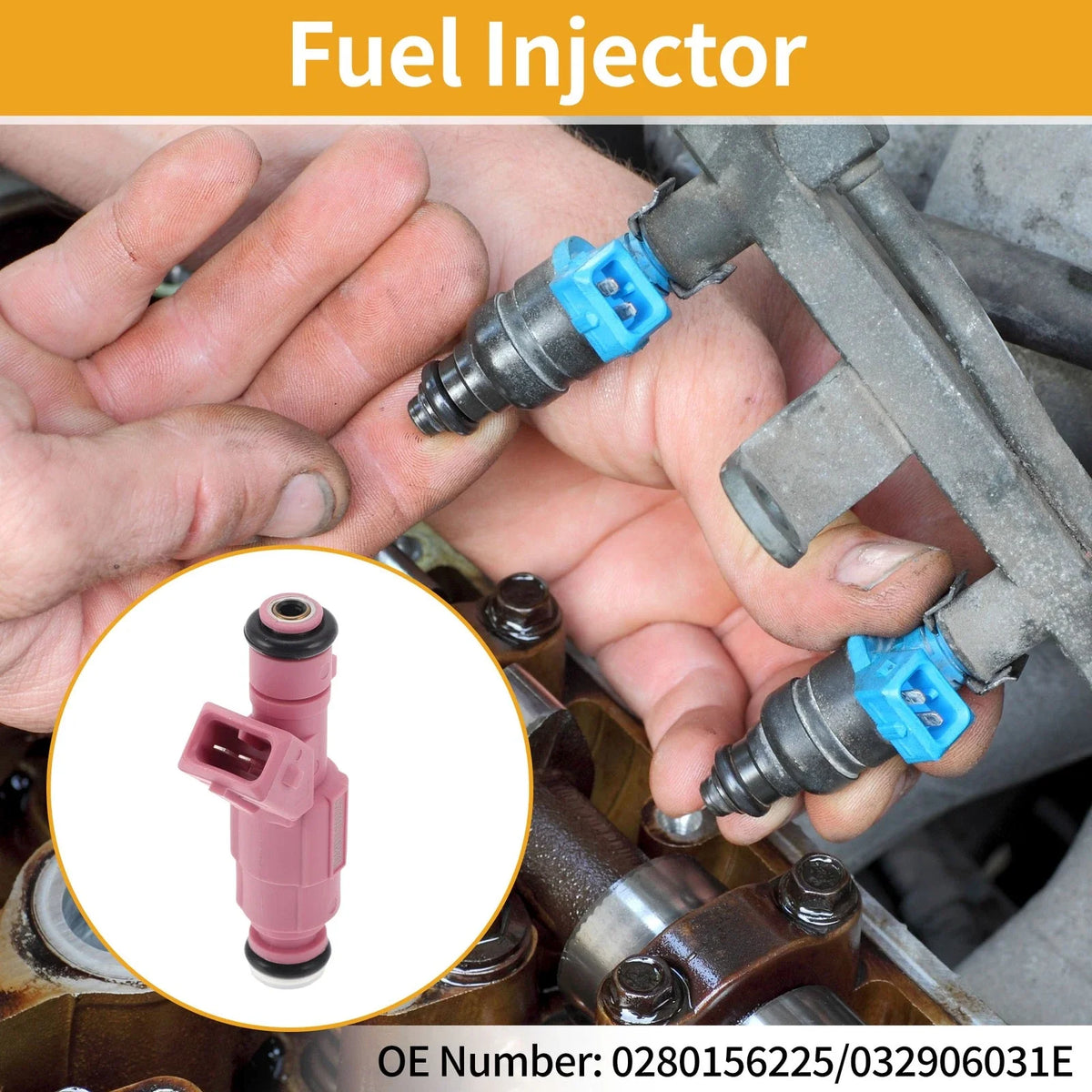 1 Pc Fuel Injector No. 0280156225/032906031E for Volkswagen Fox (2003–2005)