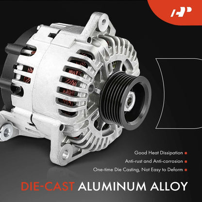 Alternator with Serpentine Belt for 2005-2023 Nissan Frontier