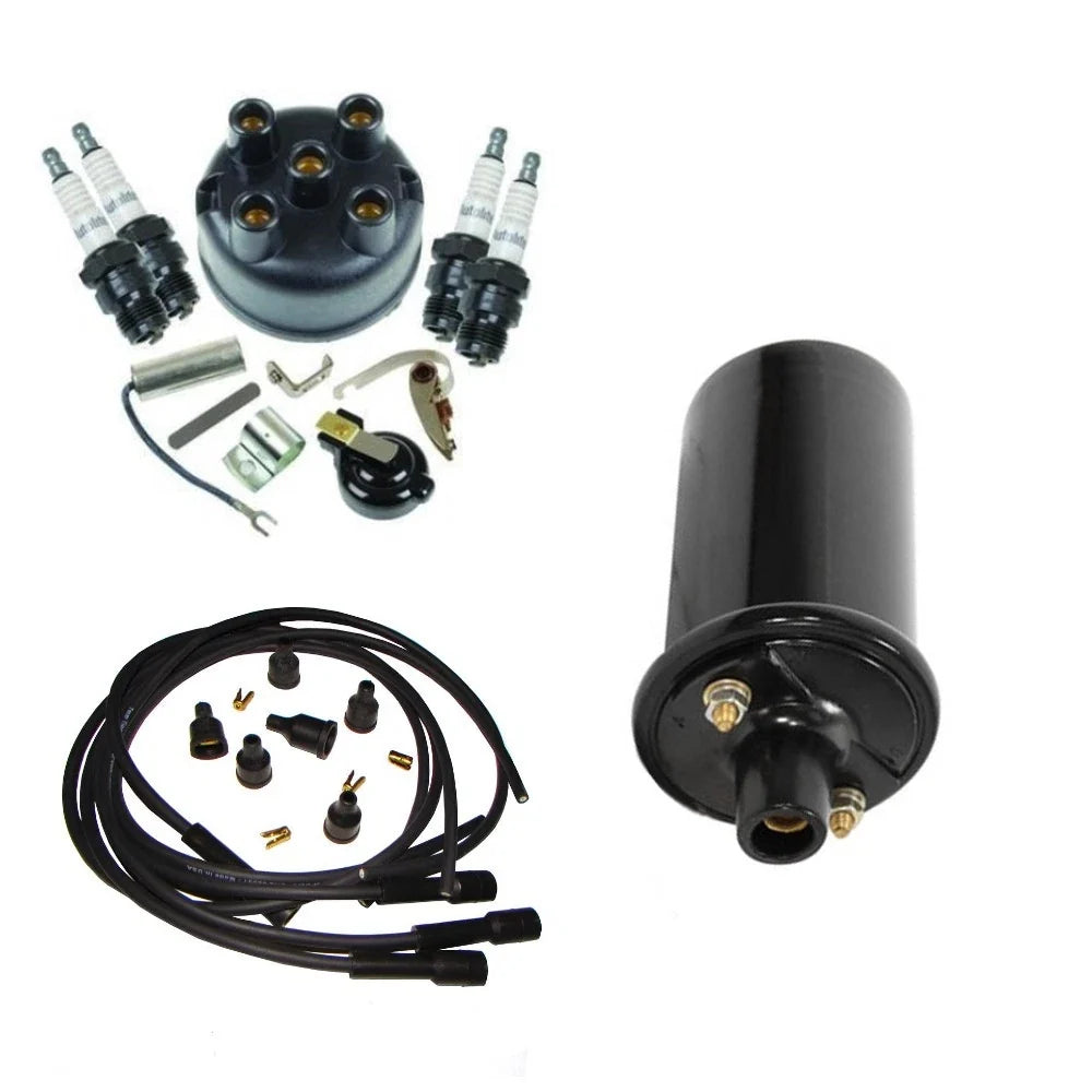 Master Tune Up Kit with Coil & Wire Set for Case/International Harvester