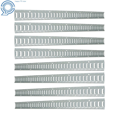 8 Pack E Track Tie Down Rails for Trucks (Galvanized Steel)