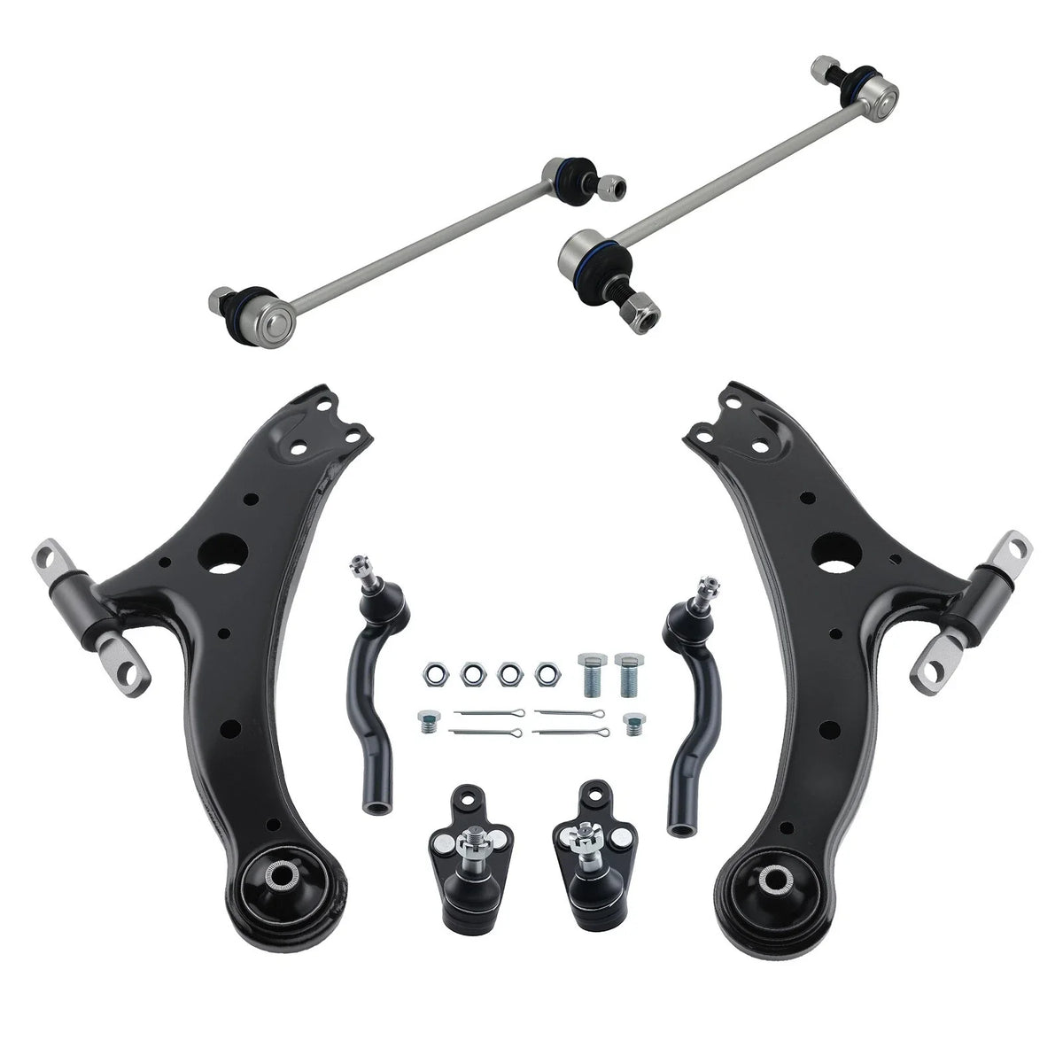 8pc Front Lower Control Arms Suspension Kit for Avalon (2005–2012)