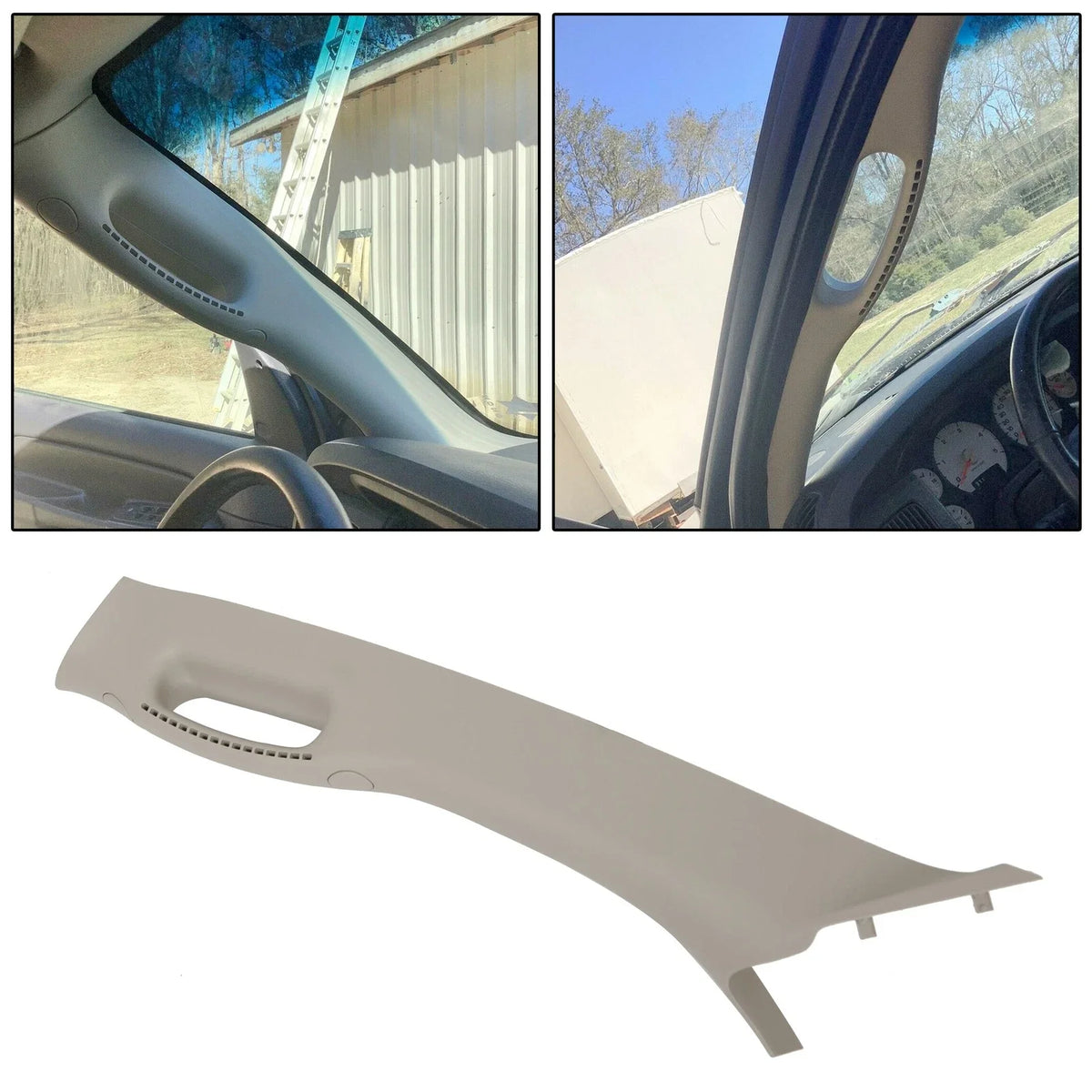 A Pillar Trim Panel with Grab Handle for Ram 2002-2010