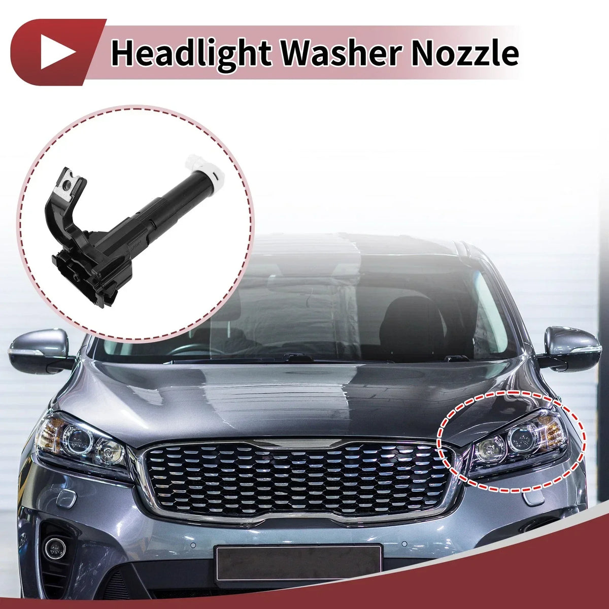 Front Headlight Washer Nozzle (Driver Side) for Lexus LX570 2008-2021