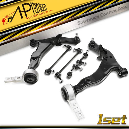 Set of 6 Control Arm Ball Joints & Sway Bar for Nissan Murano (2003–2007)