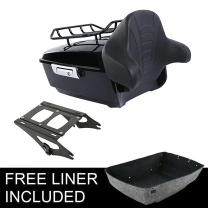Backrest Pad for Trunk on Harley Touring 2014 to 2026