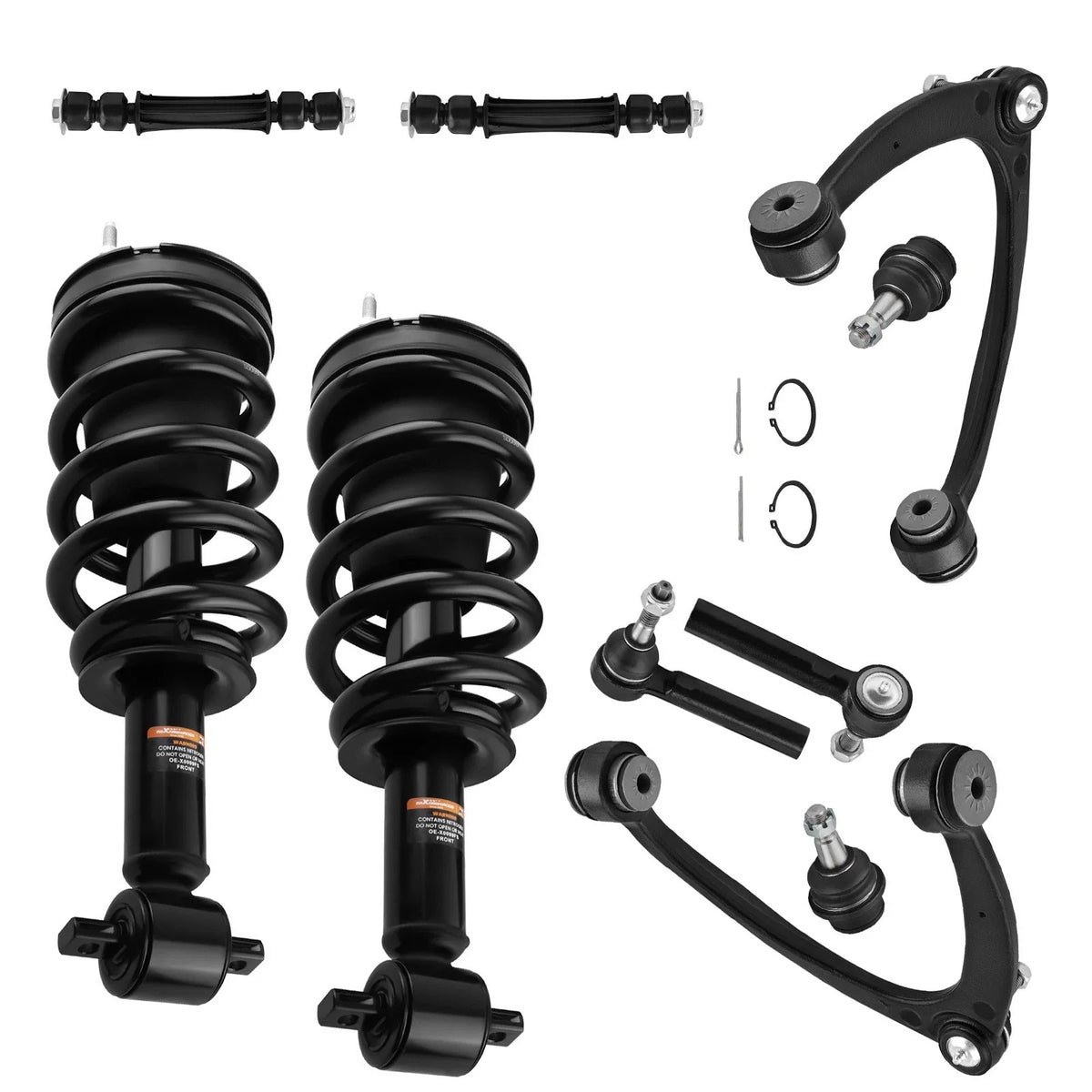 10-Piece Spring Control Arms and Front Struts Kit for 2007-2014 Tahoe