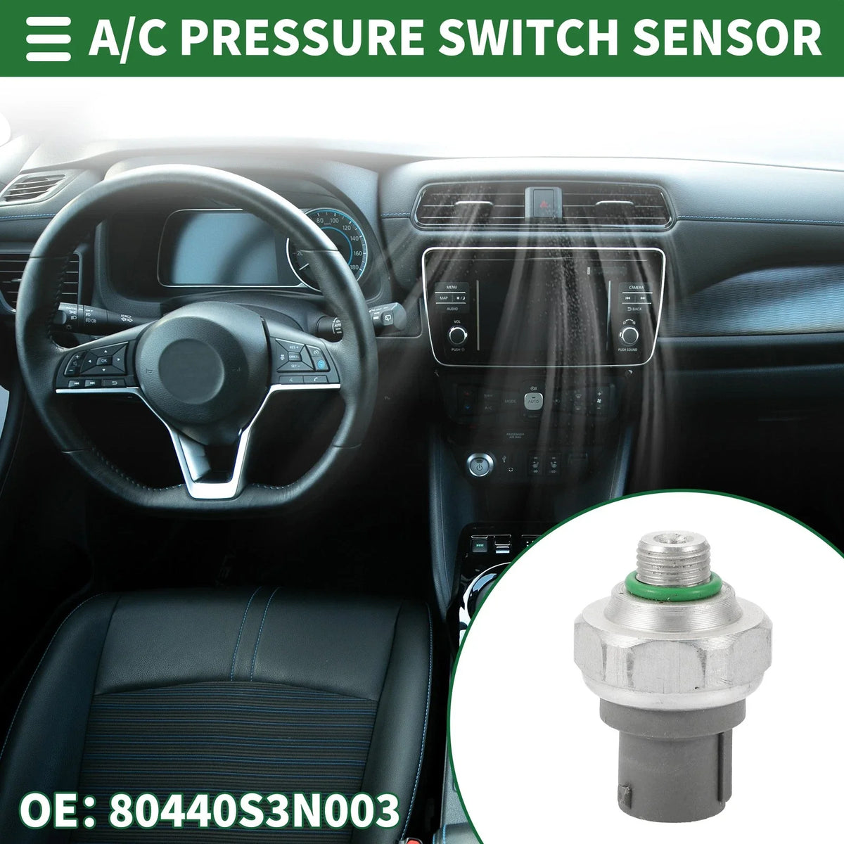 A/C Pressure Switch Sensor for Honda CR-V 2002–2006 No. 80440S3N003