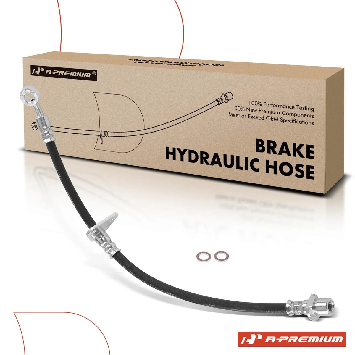 Rear Right Brake Hydraulic Hose for Honda S2000 (2000–2005)