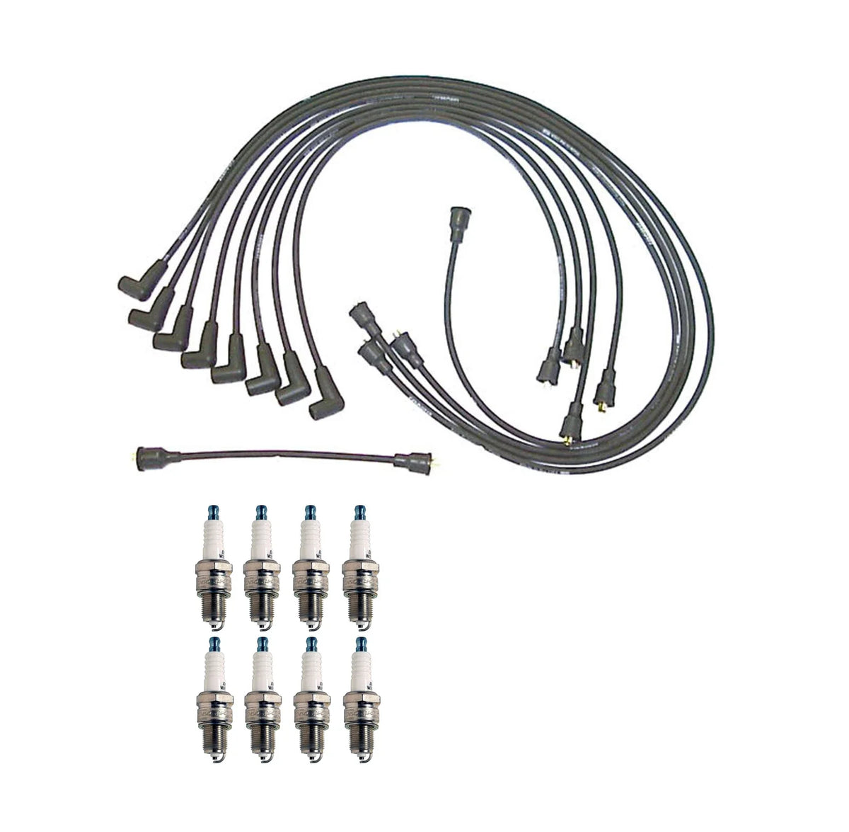 Denso Wire Set & 8 U-Groove Spark Plugs Kit for Chevrolet 7.0 V8