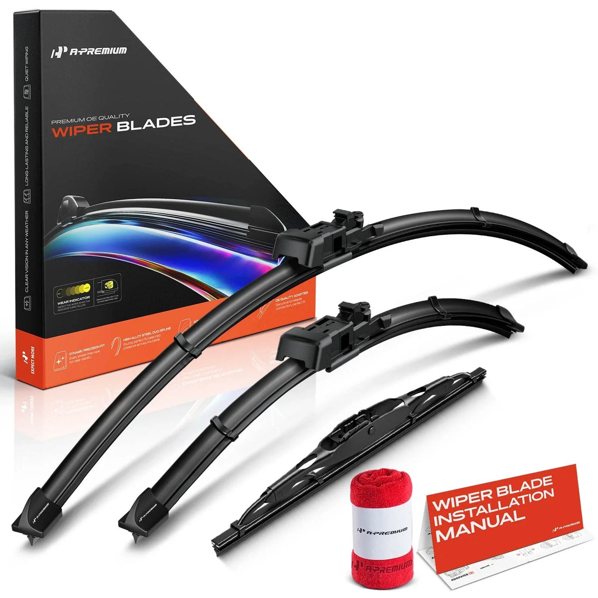 Set of 3 Wiper Blades for Buick Encore (2013–2022)