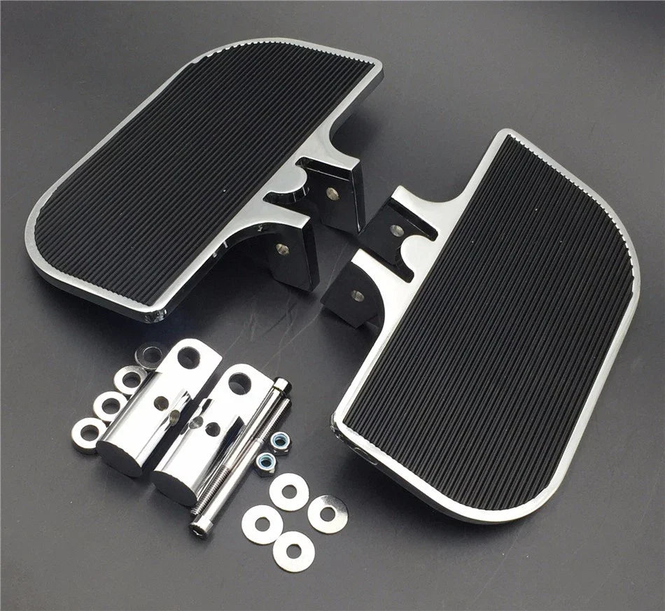 Chrome Mini Floorboards for Dyna 2006-2023 Harley