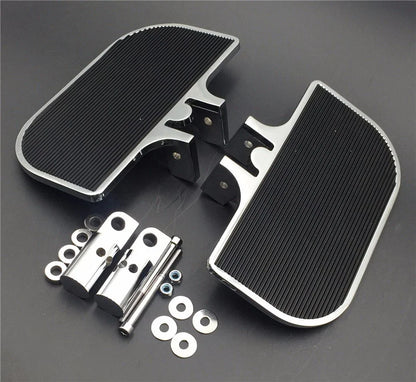 Chrome Mini Floorboards for Dyna 2006-2023 Harley