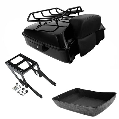 Chopped Trunk Rack & Backrest for Harley Heritage Classic 2018-2026