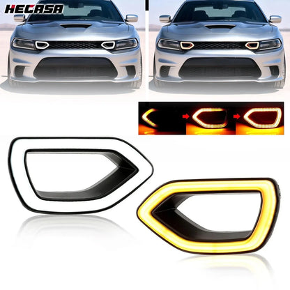 Grille LED DRL Switchback Lights for Dodge Charger SXT 2015-2019