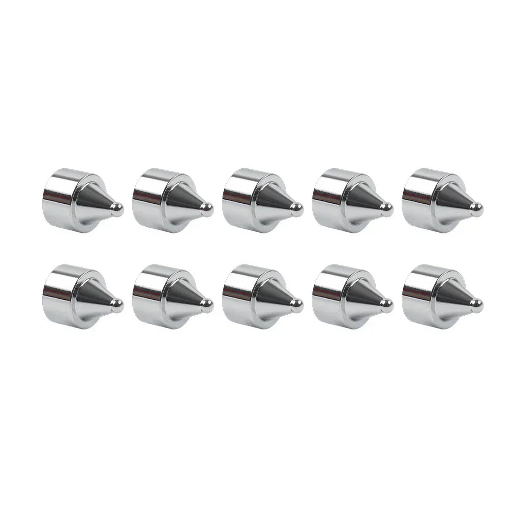 Spike Head Bolt Cover Caps (10 pcs) for Harley Dyna & Road King