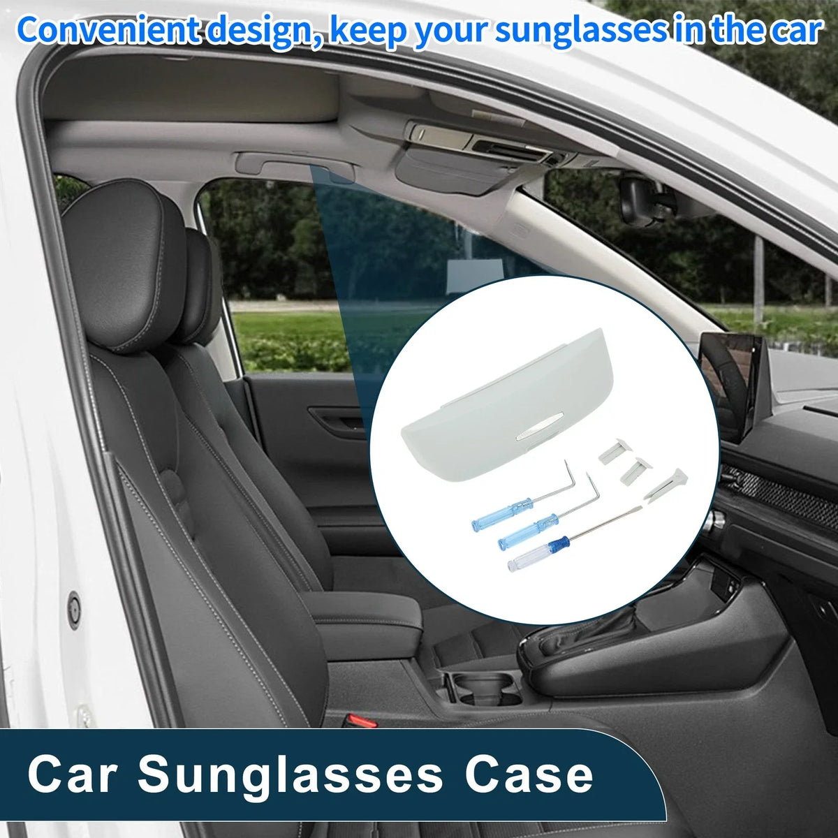 Sunglasses Case for Volkswagen ID.3 ID.4 (2020–2025) Eyeglasses Holder