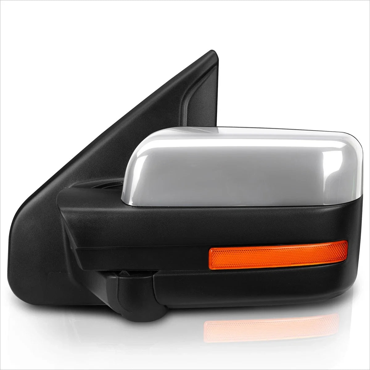 Left Driver Side View Mirror Chrome for Ford F150 (2004–2014)