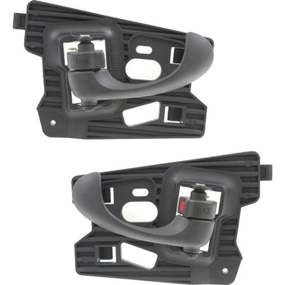 2X Door Handle Set for Chevrolet Malibu Sedan (1997–2005) Rear Textured Black