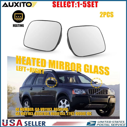 Heated Glass Mirrors for Volvo XC70 XC90 2003-2006 GA-VO1103