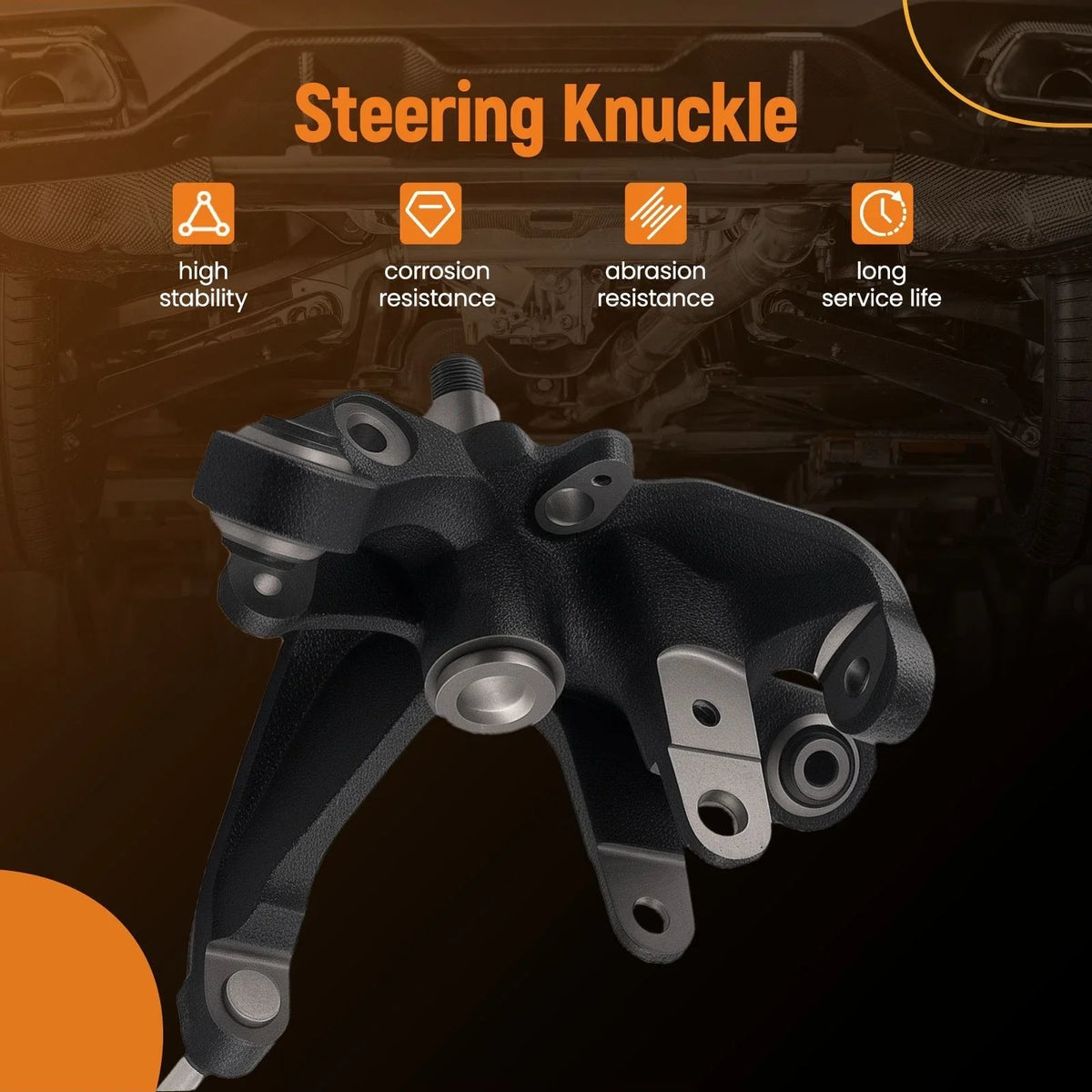 2pc Rear Steering Knuckle LH RH for Honda Accord (2003–2007) 52210-SDC-A50