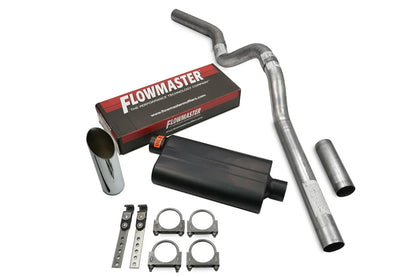 3" Flowmaster 50 Series SW Tip Single Exhaust Kit for Chevy Suburban 2000–2006