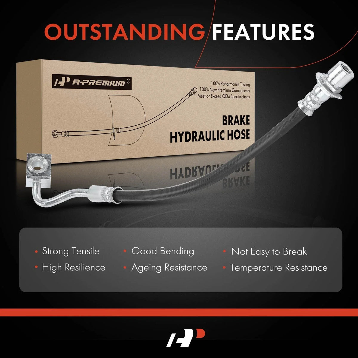 Rear Left Hydraulic Brake Hose for Jeep Grand Cherokee (2012-2015)