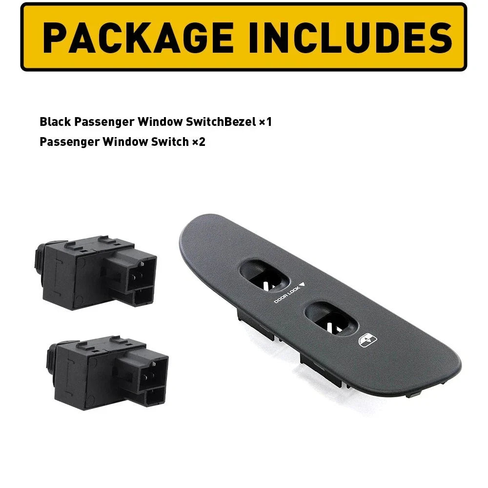 Window Switch and Bezel Cover Replacement for Dodge Ram Passenger Side