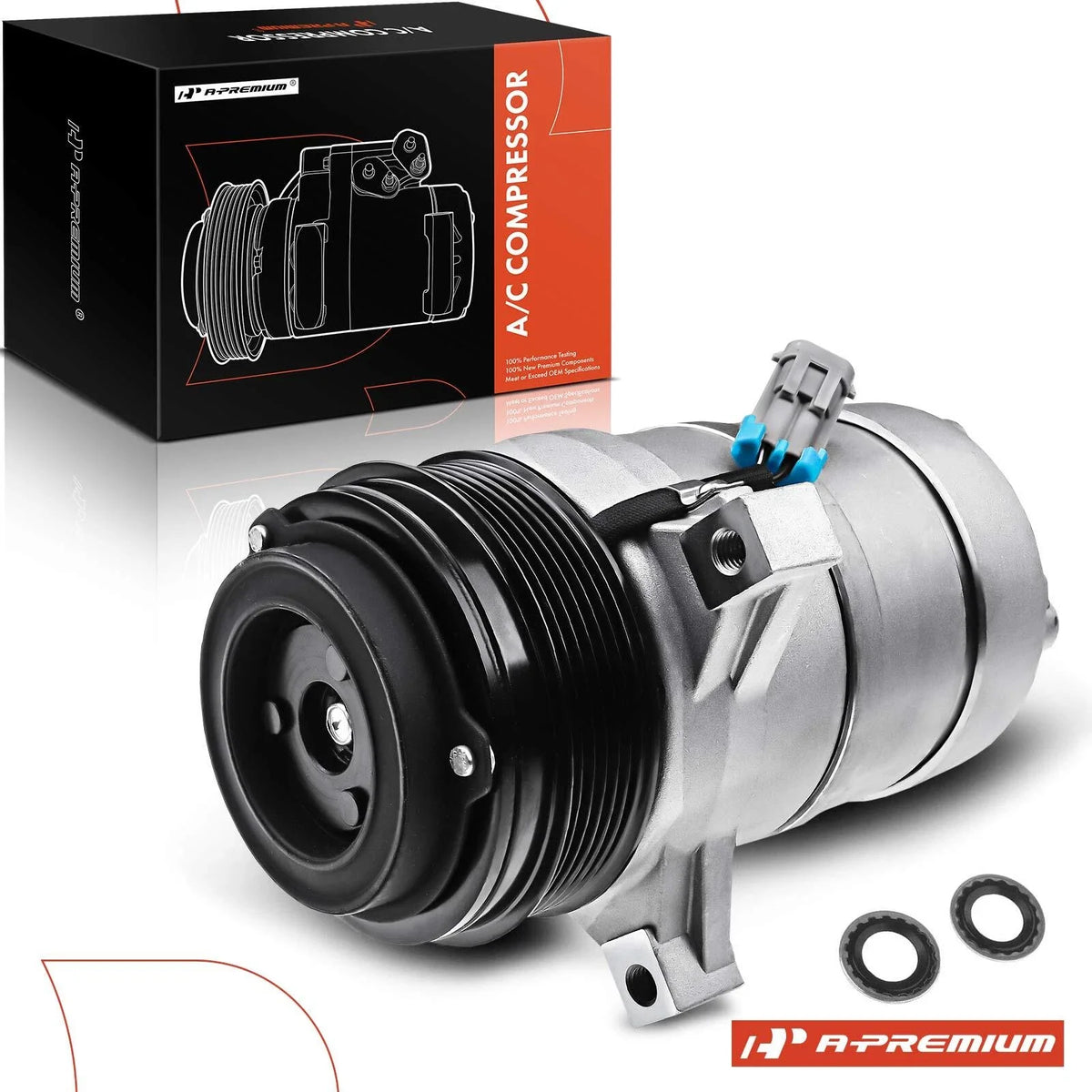 A/C Compressor with Clutch for Cadillac DeVille (1994–2005)