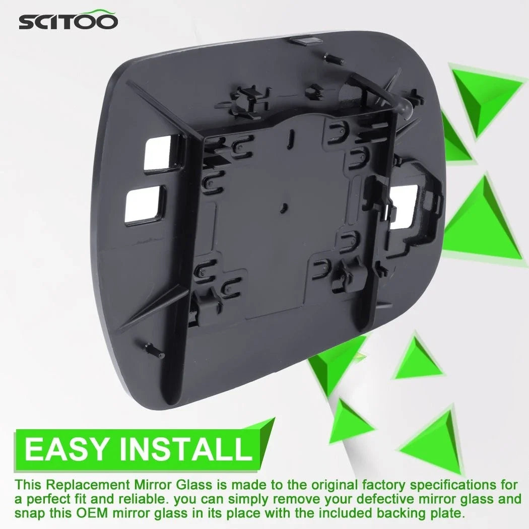 Left Side Mirror in Smooth Chrome for 2011-2014 Toyota Sienna
