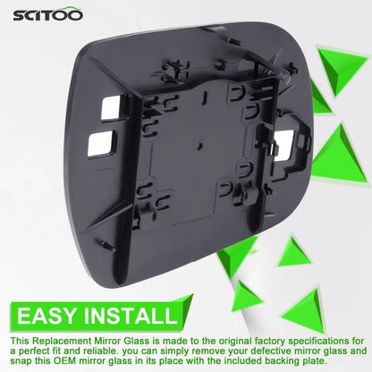 Left Side Mirror in Smooth Chrome for 2011-2014 Toyota Sienna