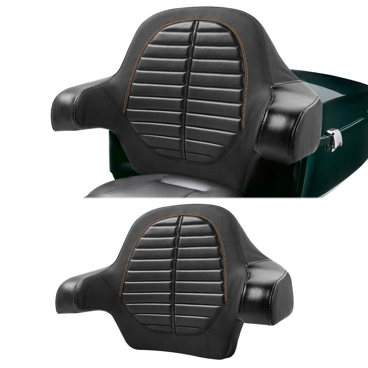 Passenger Backrest Pad for Harley Touring CVO Street Road Glide FLTRX (2014–2025)