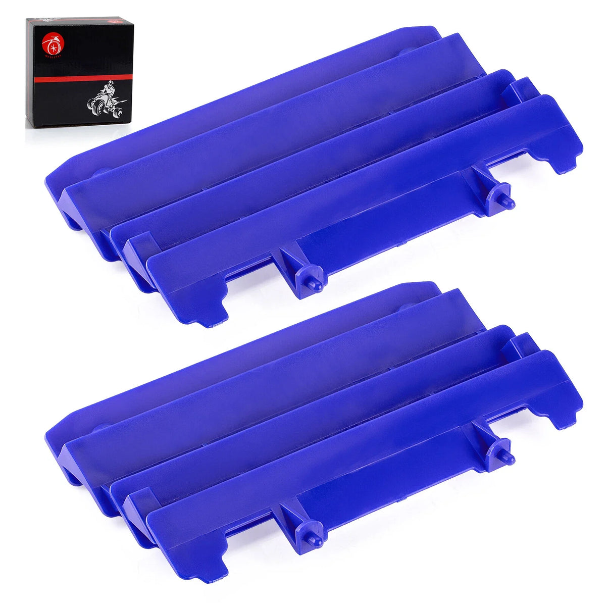 Set of 2 Blue Radiator Louvers for Yamaha YZ125 YZ125X YZ250 YZ250X 2006-2022