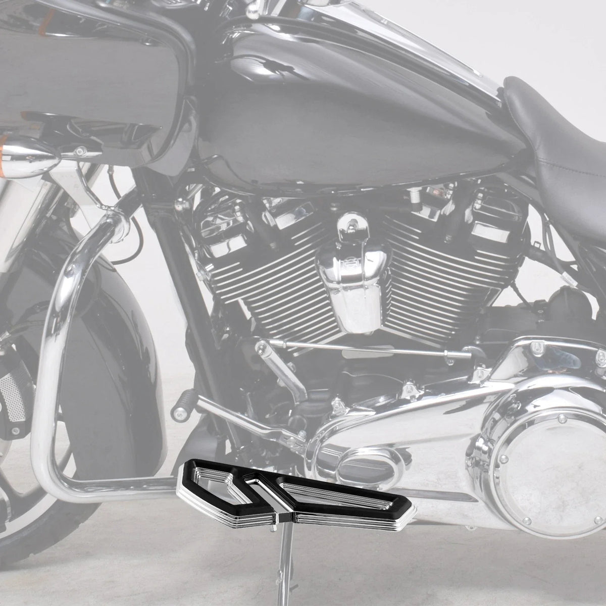 Chrome Footboard for Harley Electra Road Glide Driver 2000 and Newer