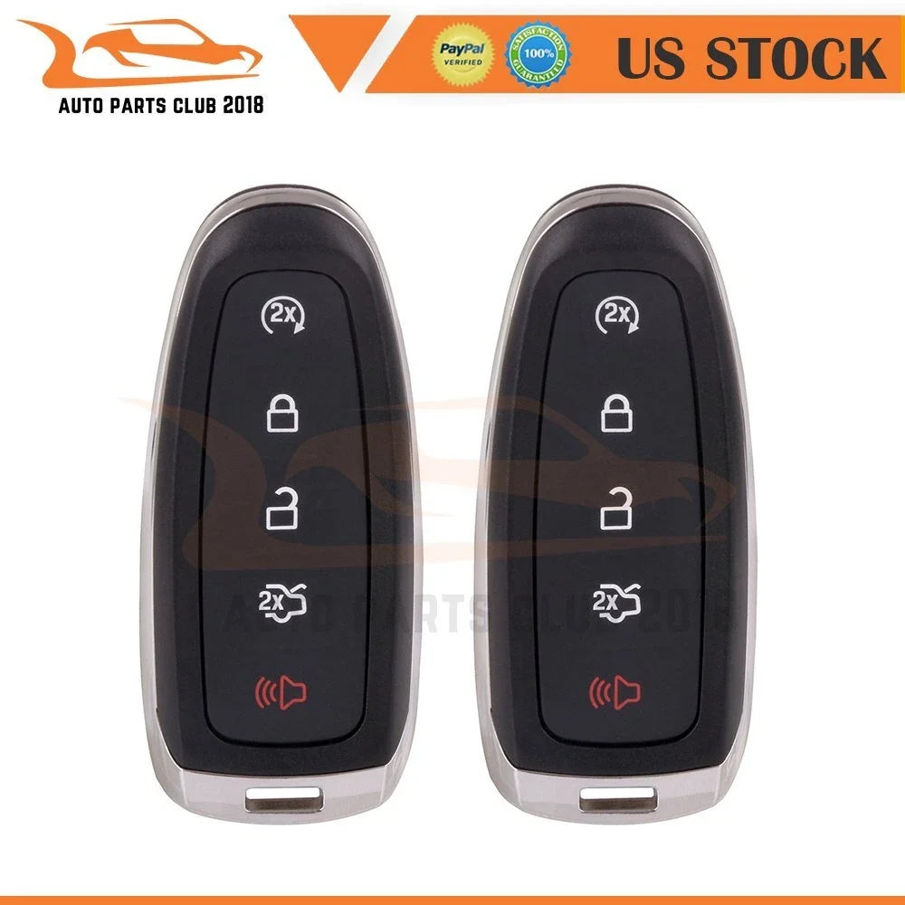2X Keyless Key Fob Remote Case Shell for Ford Escape Titanium (2013–2016)