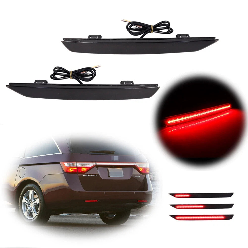 Smoked Bumper Reflector Signal Lights for Honda Odyssey (2011–2017)