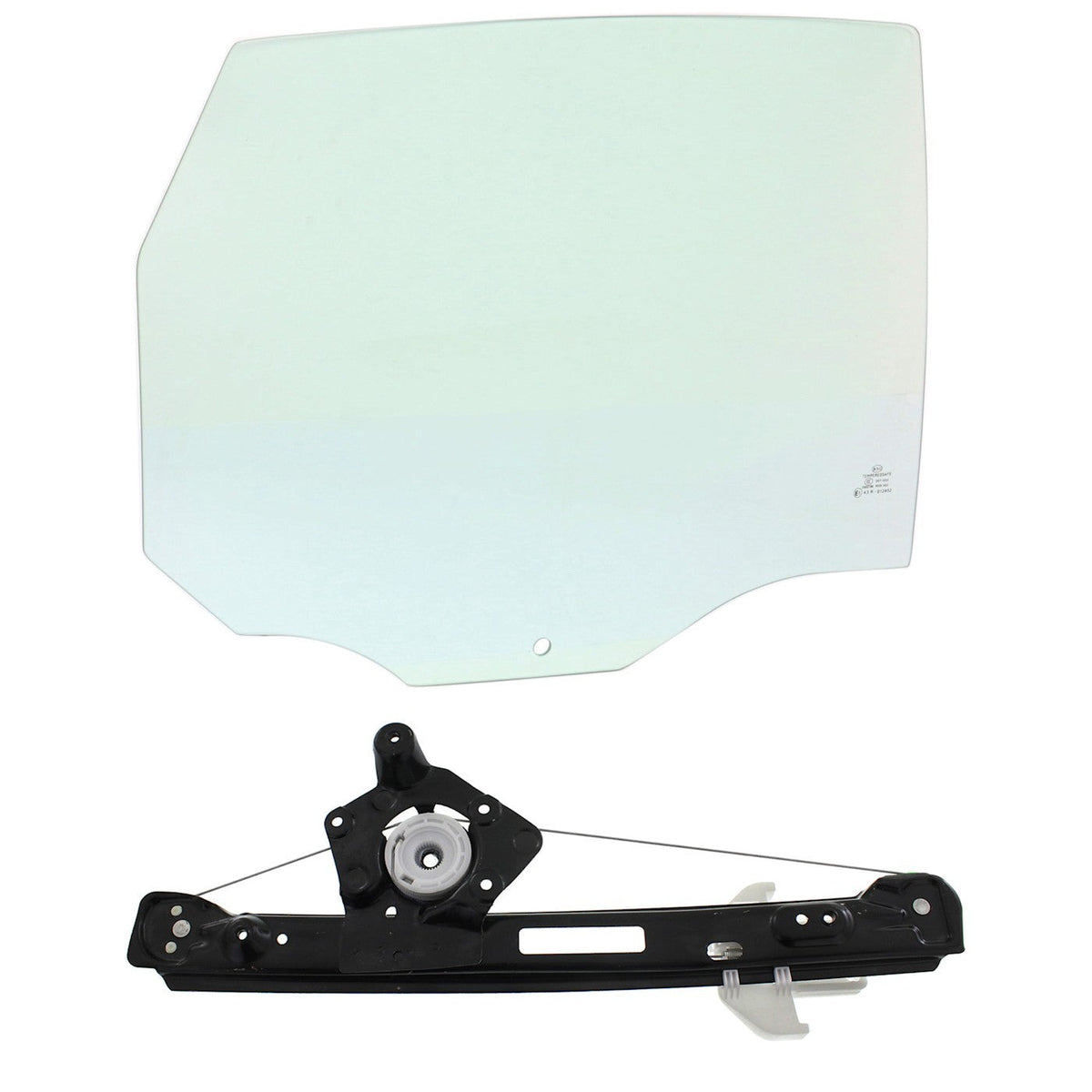 Rear Door Glass - Passenger Side for Ford Focus (2000–2007)