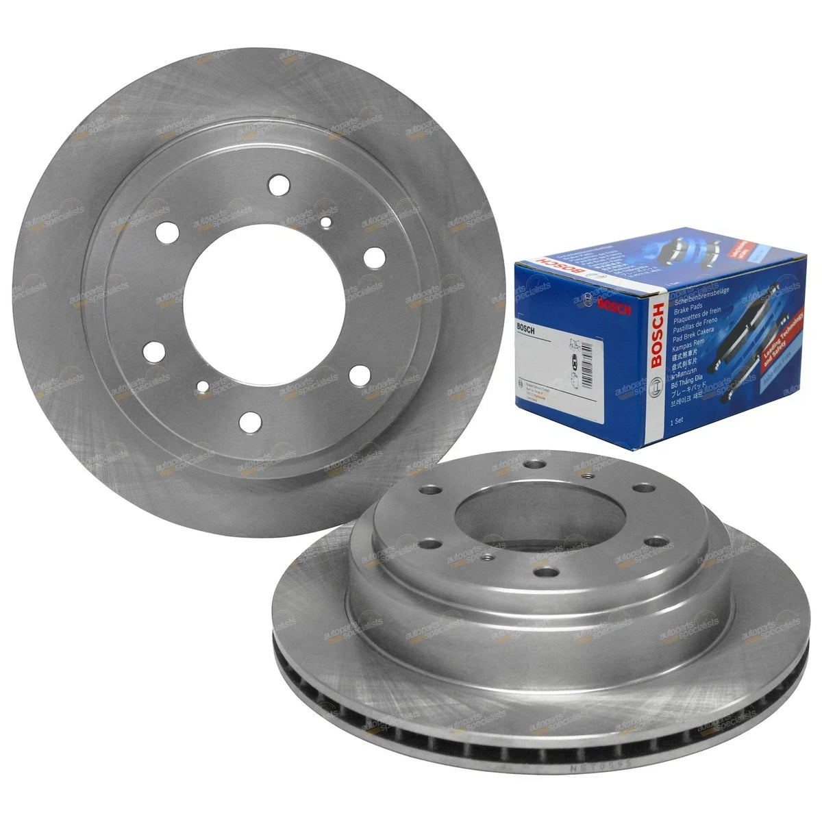 Brake Pads & Rotors Set for Pajero NM NP NS 2000-2008