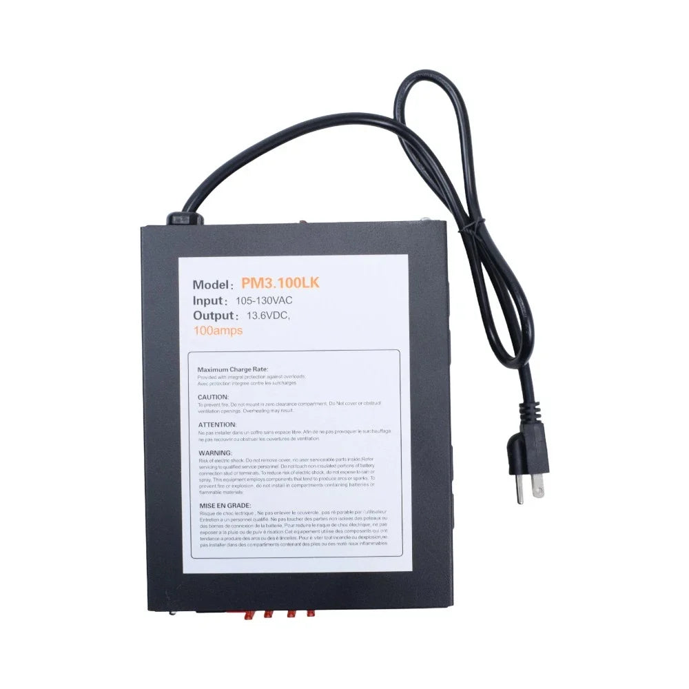 100 Amp Power Supply for CB Ham Radio PM3-100LK (13V-16V) with LED Light