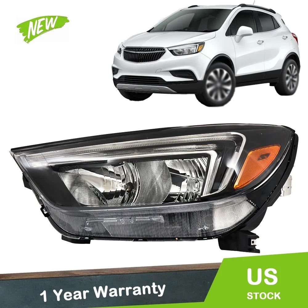 Halogen Headlight w/ LED DRL for 2017-2022 Buick Encore LH/Driver Side