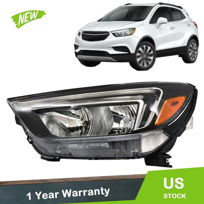 Halogen Headlight w/ LED DRL for 2017-2022 Buick Encore LH/Driver Side