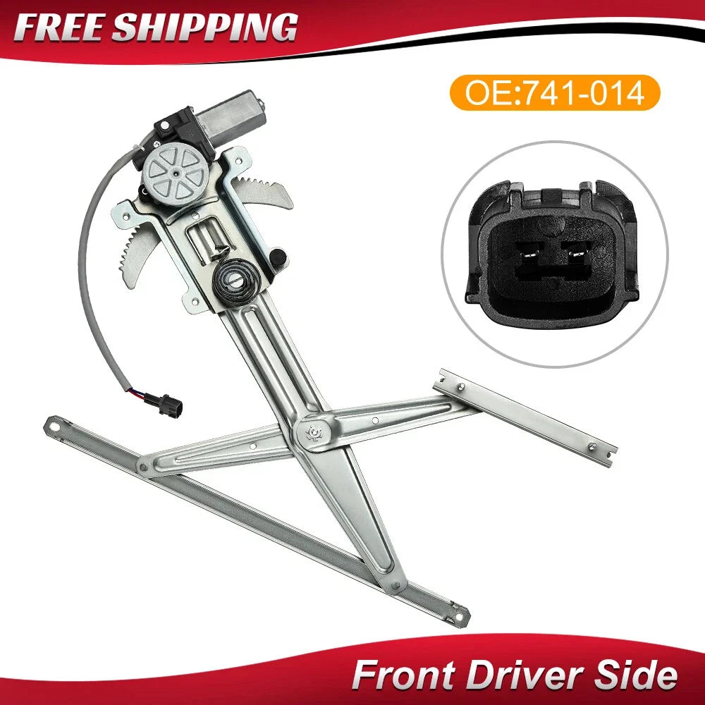 Front Driver Side Window Motor and Regulator for 2004-2012 GMC Canyon