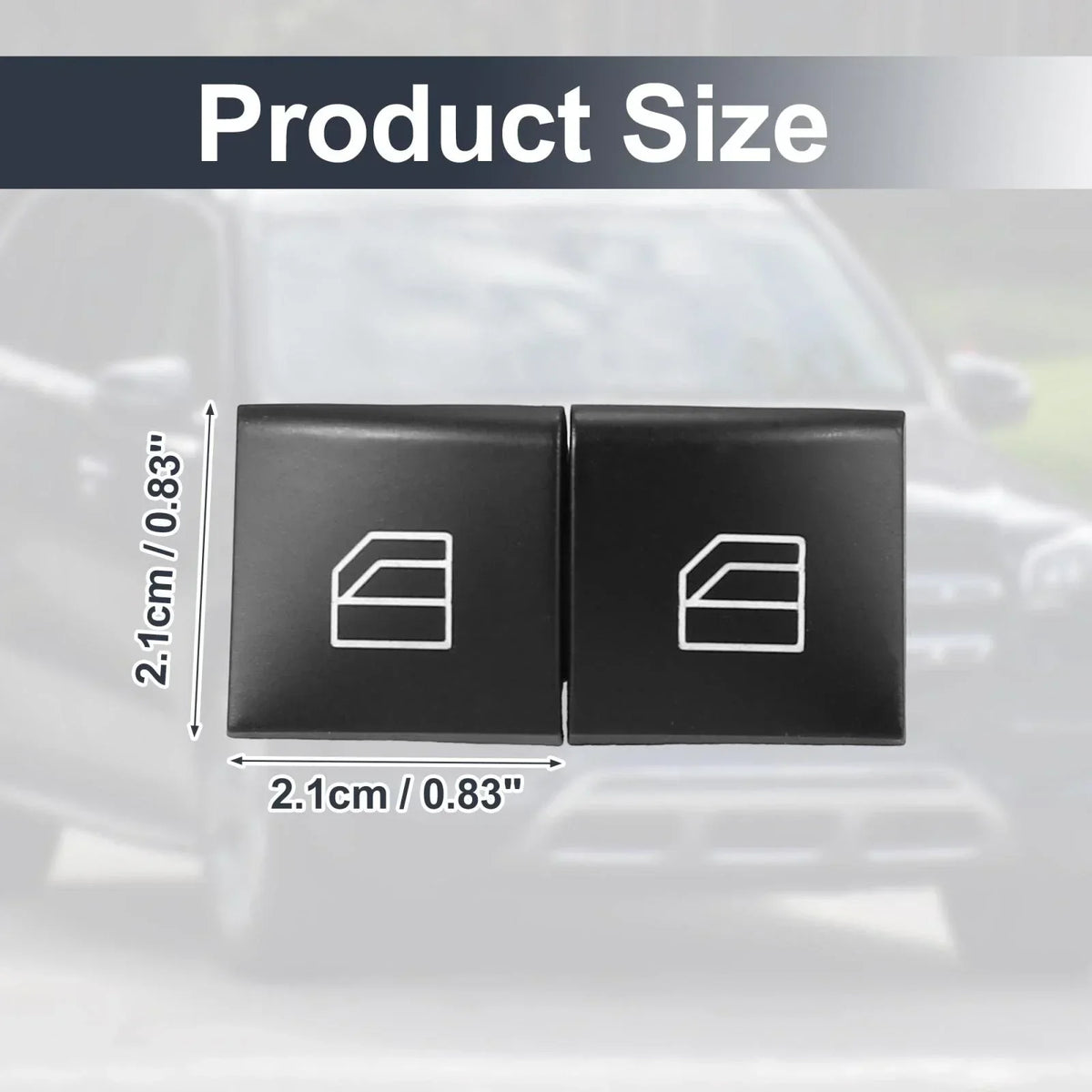 Set of 4 Driver Window Switch Covers for Mercedes Benz ML GL R Class 2006-2012